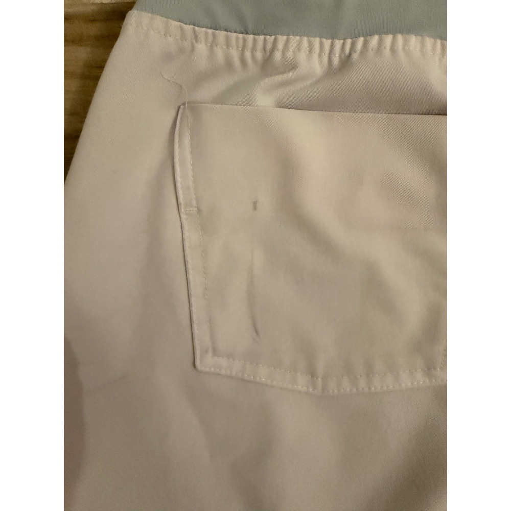 FIGS Technical Collection Scrub Pants Joggers Cream Blue Waist Small S/P - Picture 5 of 8